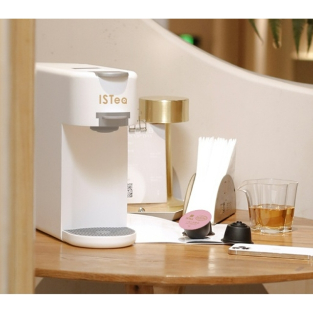 Es el dispensador de té de la cápsula inteligente del té